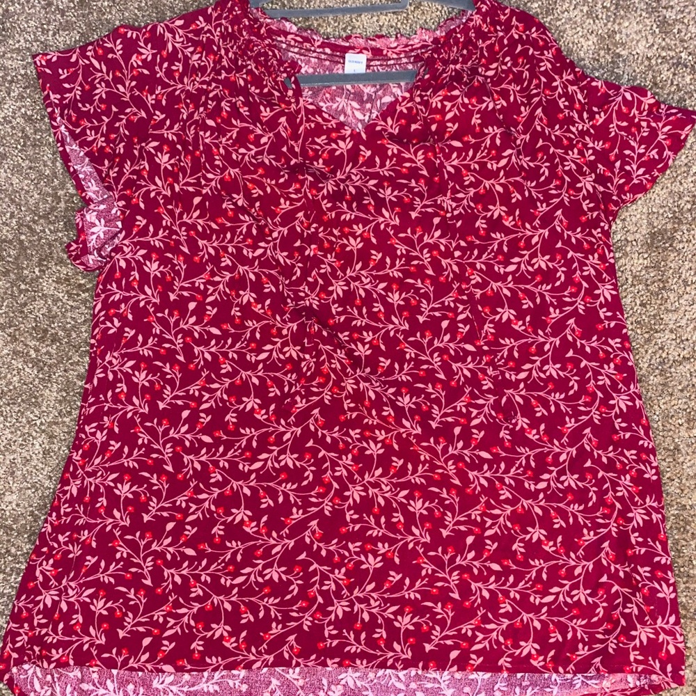 Flora blouse, lightly worn.